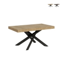 Mesa extensible de diseño urbano moderno para 18 personas 90×160-420 Volantis Oferta