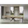 Mesa extensible de diseño urbano moderno para 18 personas 90×160-420 Volantis Características