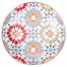 Juego de 18 piezas de vajilla de porcelana platos decorados estilo exótico Casablanca Elección