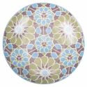 Juego de 18 piezas de vajilla de porcelana platos decorados estilo exótico Casablanca Modelo