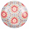 Juego de 18 piezas de vajilla de porcelana platos decorados estilo exótico Casablanca Características