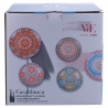 Juego de 18 piezas de vajilla de porcelana platos decorados estilo exótico Casablanca Precio