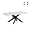 Mesa extensible moderna para salón 18 personas 90×180-440 Volantis Promoción