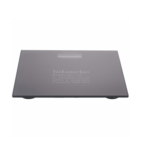 Báscula digital de baño de vidrio 180kg gris Victionary Promoción