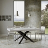 Mesa extensible moderna para salón 18 personas 90×180-440 Volantis Venta