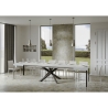 Mesa extensible moderna para salón 18 personas 90×180-440 Volantis Precio