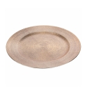Set de 6 bajoplatos con decoración en relieve dorado 33 cm XMas Promoción