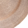Set de 6 bajoplatos con decoración en relieve dorado 33 cm XMas Venta