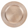 Set de 6 bajoplatos con decoración en relieve dorado 33 cm XMas Oferta