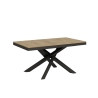 Mesa extensible diseño moderno industrial 90×160-420 Volantis Evolution Venta