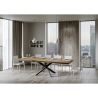 Mesa extensible diseño moderno industrial 90×160-420 Volantis Evolution Rebajas