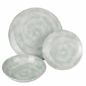 Juego de vajilla 18 piezas de porcelana estilo natural Spring City Rebajas