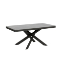 Mesa extensible moderna con patas cruzadas 90×180-440 Volantis Evolution Descueto