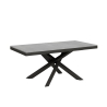 Mesa extensible moderna con patas cruzadas 90×180-440 Volantis Evolution Descueto
