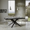 Mesa extensible moderna con patas cruzadas 90×180-440 Volantis Evolution Venta