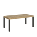 Mesa extensible industrial de metal y madera para 18 personas 90×180-440 Everyday Promoción