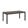 Mesa extensible industrial minimalista madera hierro 90×180-440 Everyday Evolution Descueto