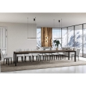 Mesa extensible industrial minimalista madera hierro 90×180-440 Everyday Evolution Stock