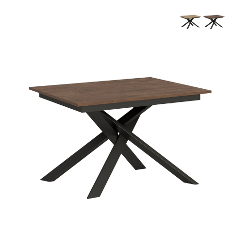 Mesa extensible comedor cocina 8 personas 90×120-180 Ganty Promoción