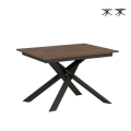 Mesa extensible comedor cocina 8 personas 90×120-180 Ganty Promoción