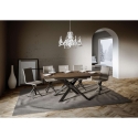 Mesa extensible comedor cocina 8 personas 90×120-180 Ganty Catálogo