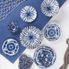 Juego de vajilla de 18 piezas estilo oriental japonés The Blue Venta
