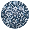 Juego de vajilla de 18 piezas diseño mediterráneo en porcelana Paxos Rebajas