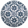 Juego de vajilla de 18 piezas diseño mediterráneo en porcelana Paxos Descueto
