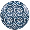 Juego de vajilla de 18 piezas diseño mediterráneo en porcelana Paxos Stock