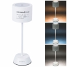 Lámpara de mesa recargable LED con sensor táctil blanca Victionary Oferta