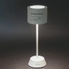 Lámpara de mesa recargable LED con sensor táctil blanca Victionary Catálogo