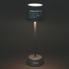 Lámpara LED de mesa negra táctil, recargable y ajustable Victionary Rebajas