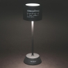 Lámpara LED de mesa negra táctil, recargable y ajustable Victionary Catálogo