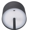 Lámpara LED de mesa negra táctil, recargable y ajustable Victionary Stock
