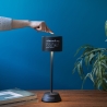 Lámpara LED de mesa negra táctil, recargable y ajustable Victionary Venta