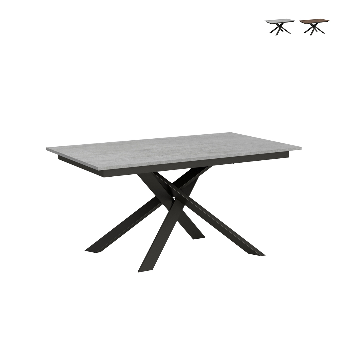 Mesa extensible diseño moderno 10 personas 90×160-220 Ganty Promoción Mesa extensible diseño moderno 10 personas 90×160-220 Ganty Promoción