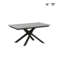 Mesa extensible diseño moderno 10 personas 90×160-220 Ganty Promoción