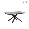Mesa extensible diseño moderno 10 personas 90×160-220 Ganty Promoción