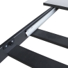 Mesa extensible diseño moderno 10 personas 90×160-220 Ganty Modelo