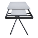 Mesa extensible diseño moderno 10 personas 90×160-220 Ganty Medidas