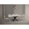 Mesa extensible cuadrada moderna 90×90-194 Clerk Modelo