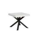 Mesa extensible cuadrada moderna 90×90-194 Clerk Coste