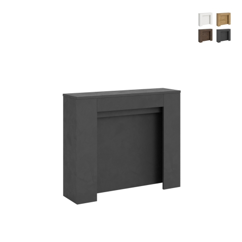 Consola extensible para entrada o comedor, capacidad para 10 personas, 90×25-211 Kiba Promoción