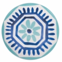 Juego de vajilla 18 piezas estilo mediterráneo Aquazul Características