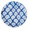 Juego de vajilla 18 piezas estilo mediterráneo Aquazul Coste