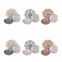 Juego de vajilla 18 piezas de porcelana estilo boho Bohémienne Promoción