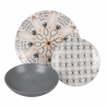 Juego de vajilla 18 piezas de porcelana estilo boho Bohémienne Venta