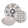 Juego de vajilla 18 piezas de porcelana estilo boho Bohémienne Oferta