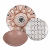 Juego de vajilla 18 piezas de porcelana estilo boho Bohémienne Rebajas