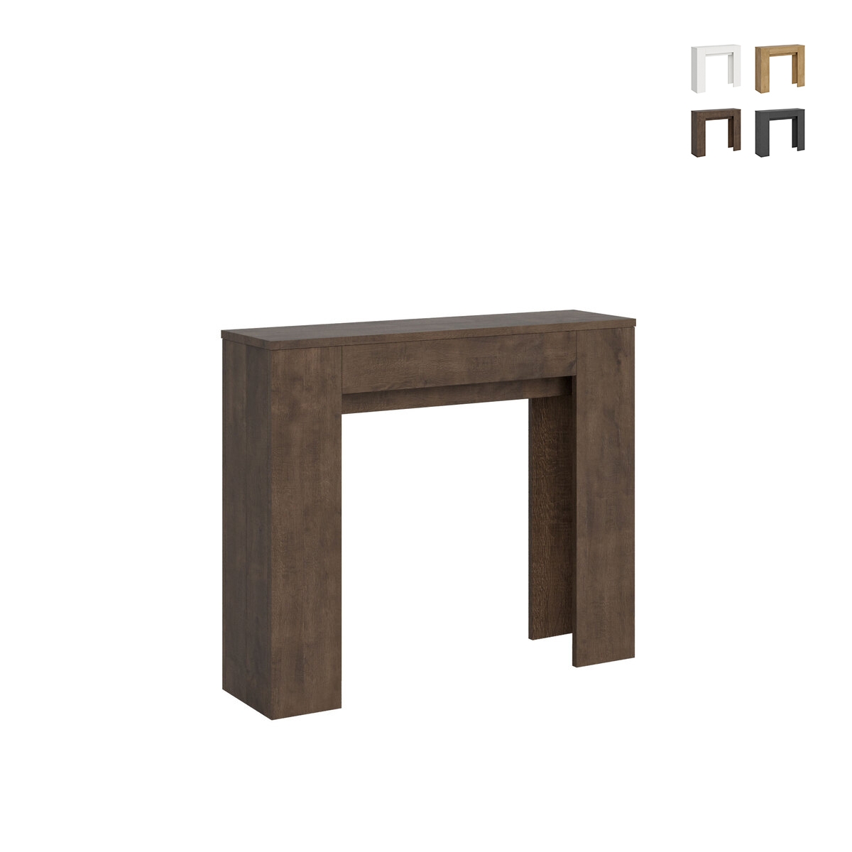 Consola extensible comedor cocina 8 personas 90×25-181 Slick Descueto Consola extensible comedor cocina 8 personas 90×25-181 Slick Descueto